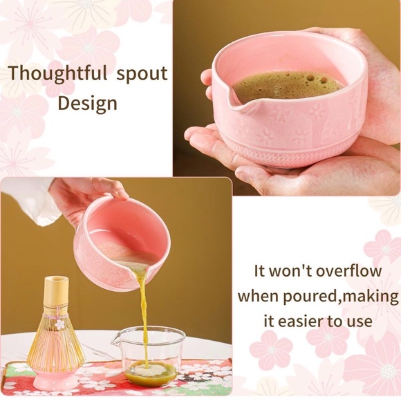 Pink Matcha Green Tea Set - Picture 4 of 11